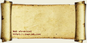 Kuzman Jačović vizit kartica